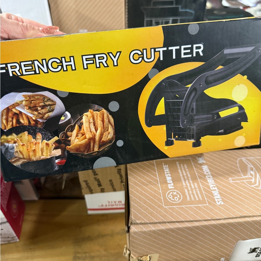 French Fry Cutter - Black